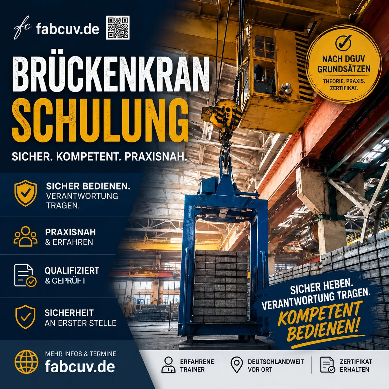 Brücken- & Hallenkrane Jahresunterweisung – fabcuv.de