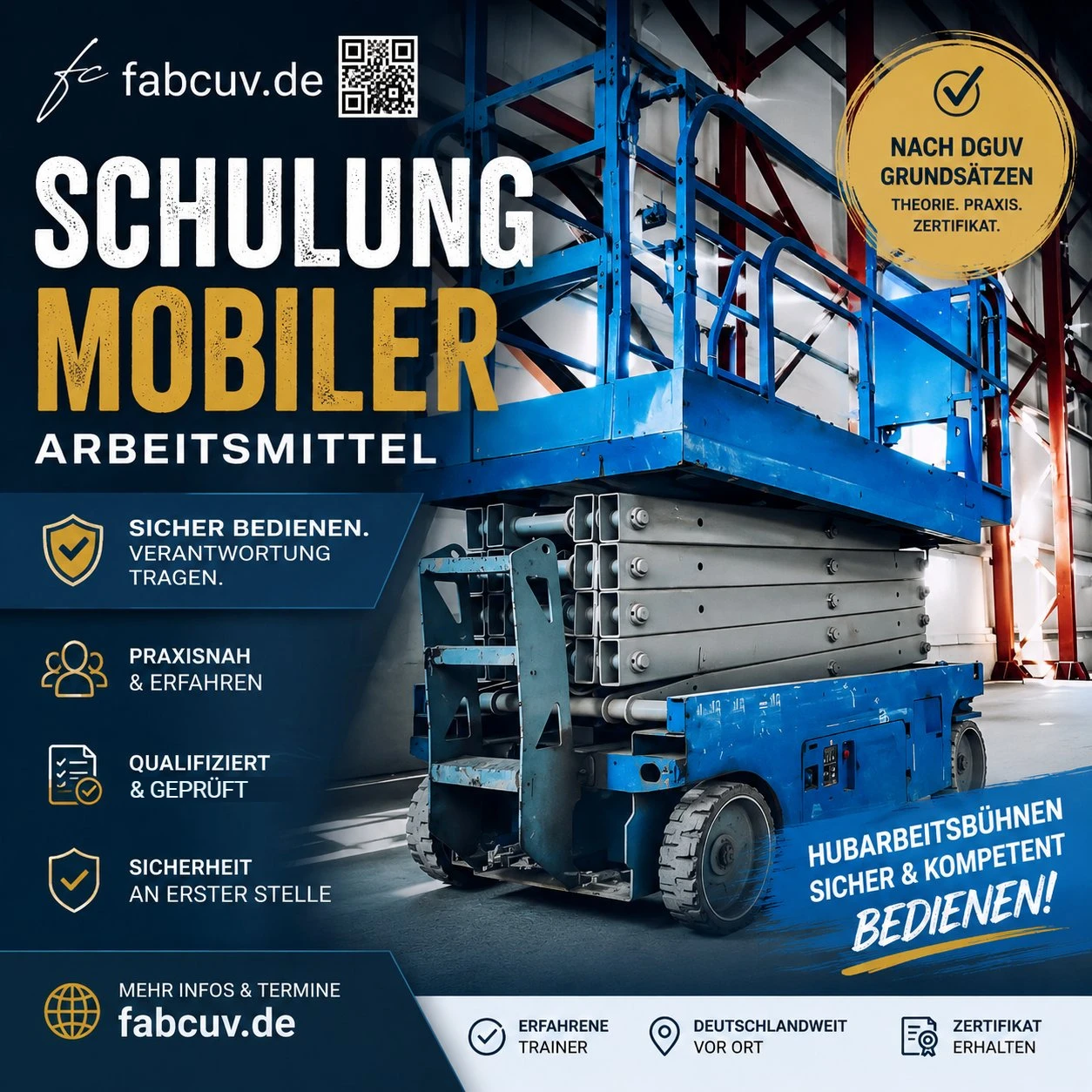 Hubarbeitsbühnen Jahresunterweisung – fabcuv.de